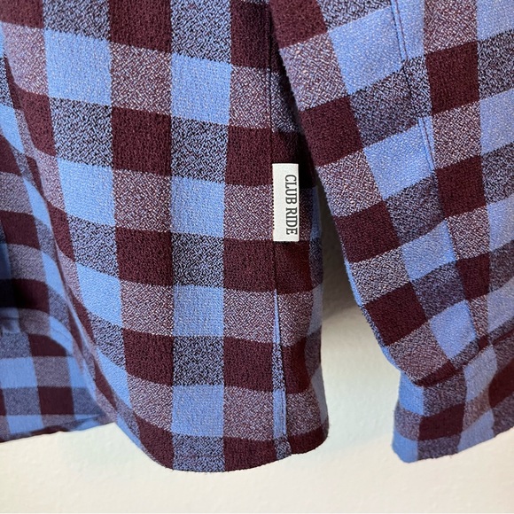 Club Ride Liv’n Flannel Top Button Down Shirt Mountain Biking MTB Cycling - Picture 2 of 8